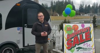 The 32nd Arbutus RV Celebration is on at Arbutus RV! Join us at any one of our 5 Island Locations!